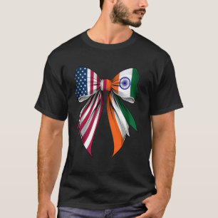 Coquette Bow India Roots Heritage Indian Pride Hal T-Shirt