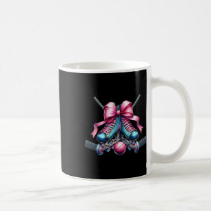 Coquette Bow Inline Hockey Player Girl Mom Mother' Coffee Mug