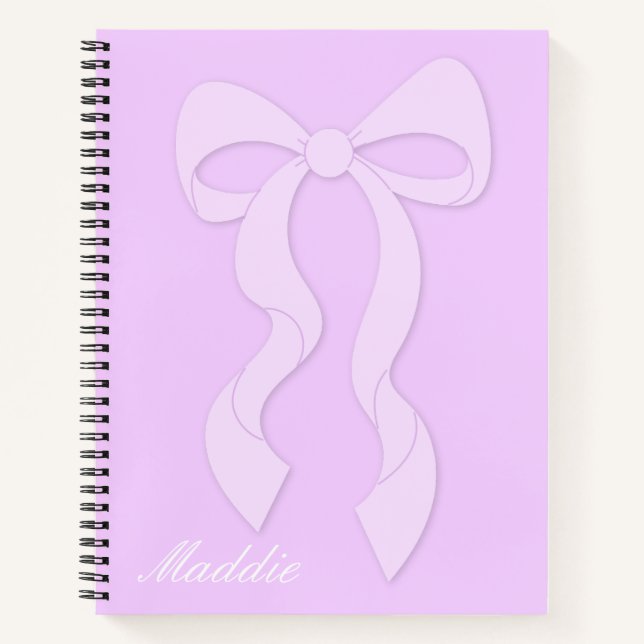 Coquette Bow Notebook (Front)