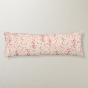 Coquette Bow Pattern Body Pillow