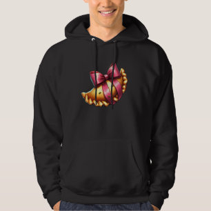 Coquette Bow Pierogi Polish Poland Girl Mom Pink M Hoodie