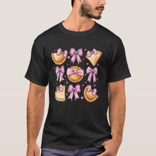 Coquette Bow Pierogi Polish Poland Girl Mom Pink M T-Shirt