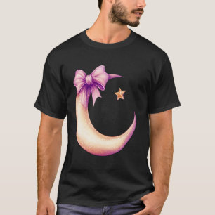 Coquette Bow Ramadan Kareem Eid Mubarak Muslim Pin T-Shirt