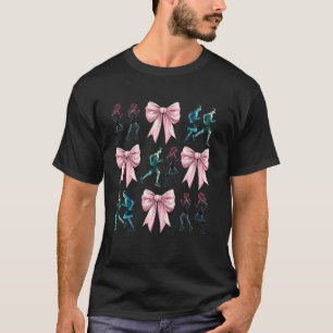 Coquette Bow Running Runner Marathon Pink Mothers T-Shirt