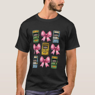 Coquette Bow Slot Machine Gambling Gambler Mothers T-Shirt