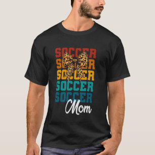 Coquette Bow Soccer Mom Cute Soccer Lovers Mothers T-Shirt