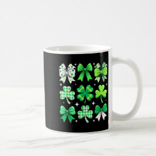 Coquette Bow St Patricks Day Irish Women Girls Tee Coffee Mug