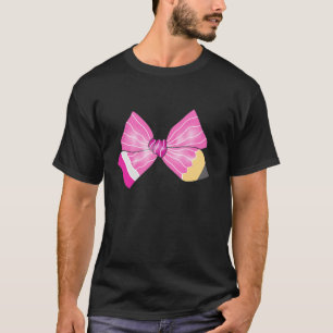 Coquette Bow Teacher Lifes For Women Back To Schoo T-Shirt