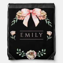 Coquette bow watercolor 