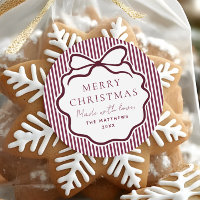 Coquette Burgundy Christmas Made With Love