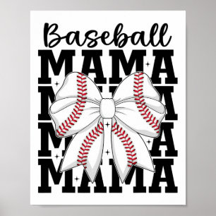 Coquette Bysebyll Bow Bysebyll Mom Mothers Day Bys Poster