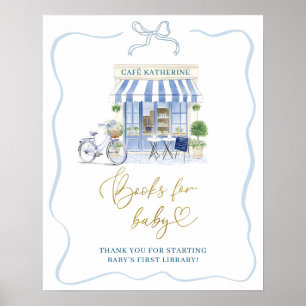 Coquette Café parisien Livres pour Baby Poster