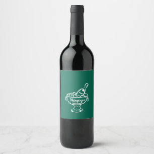 Coquette Champagne Wine Label