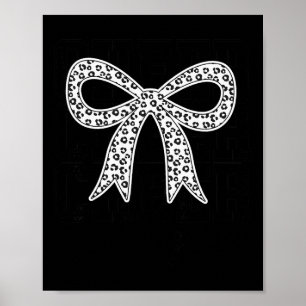 Coquette Cheer Bow Sport Cheerleader Cheerleading  Poster