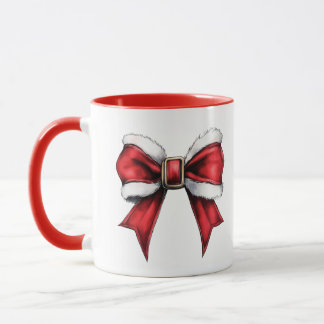 Coquette Christmas Bow Mug