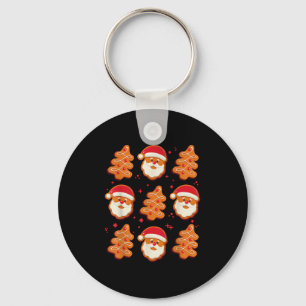 Coquette Christmas Tree Cake Santa Claus Nk Christ Keychain