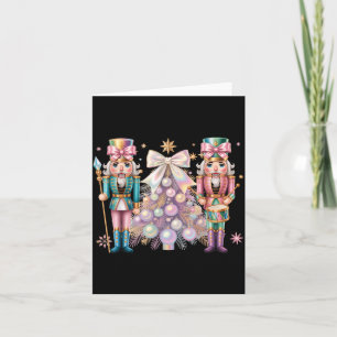 Coquette Christmas Tree Nutcrackers Ballet Xmas Wo Card