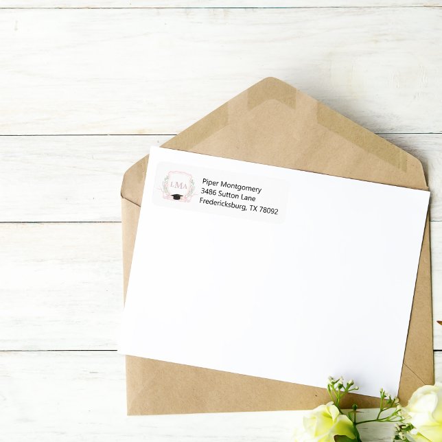 Coquette crête rose Monographie Graduation (Créateur téléchargé)