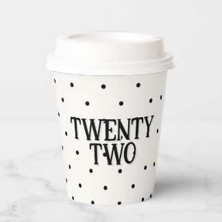 Coquette Disco Ball & Black Bow Chic Modern White  Paper Cups