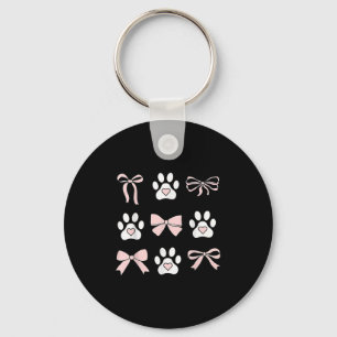 Coquette Dog Balletcore Pet Lover Veterinarian Vet Keychain