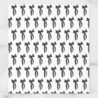 Coquette élégante minimaliste moderne à nœud noir