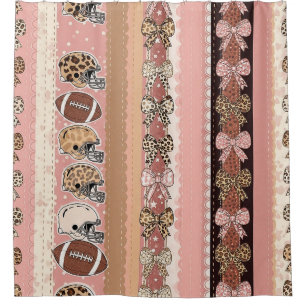 Coquette Football Bows Leopard Pattern (1)