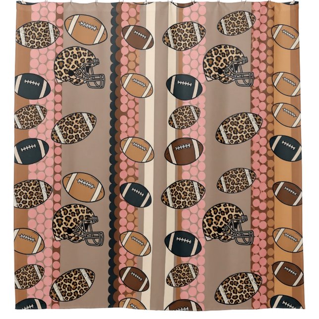 Coquette Football Bows Leopard Pattern (3) (Front)