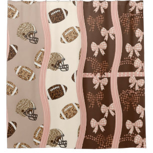 Coquette Football Bows Leopard Pattern (4)