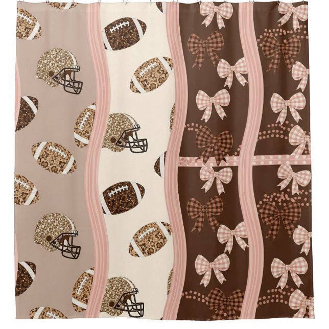 Coquette Football Bows Leopard Pattern (4) (Front)