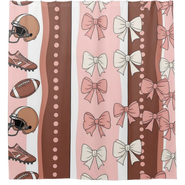 Coquette Football Bows Leopard Pattern (7) (Front)