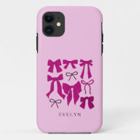 Coquette Girly Bows Magenta