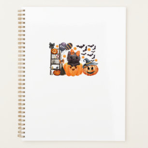 Coquette Halloween Cute Cat Bows Pumpkin Spooky Se Planner