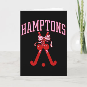 Coquette Hamptons Field Hockey Preppy Vintage Soft Card