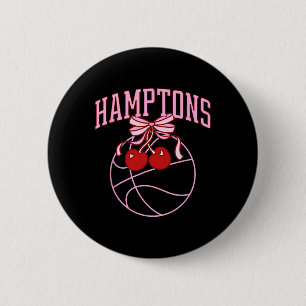 Coquette Hamptons Sketll Preppy Vintage Soft Girl  2 Inch Round Button