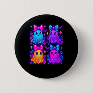 Coquette Iridescent Halloween 2 Inch Round Button