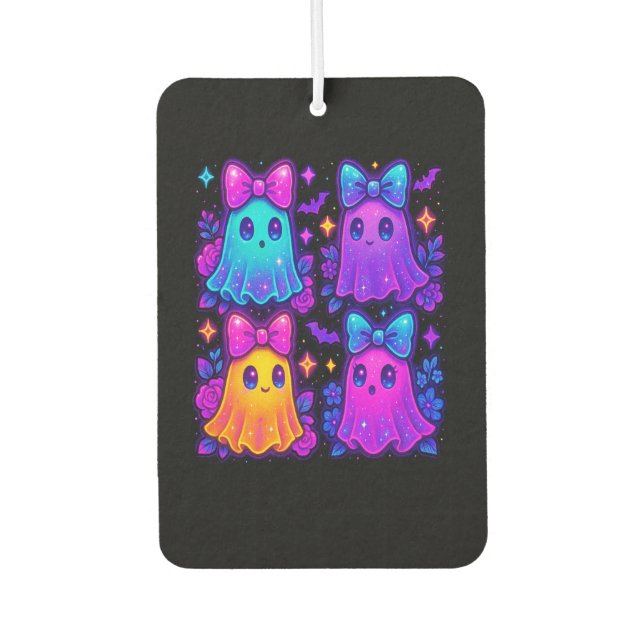 Coquette Iridescent Halloween Air Freshener (Front)