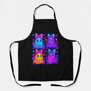 Coquette Iridescent Halloween Apron