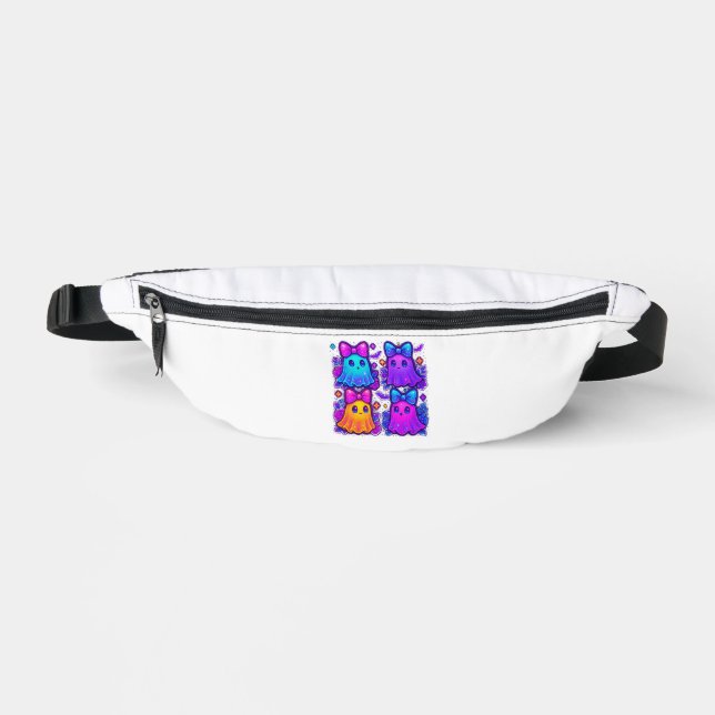 Coquette Iridescent Halloween Fanny Pack (Front)