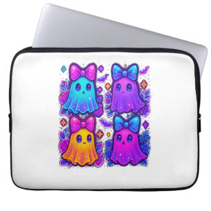 Coquette Iridescent Halloween Laptop Sleeve