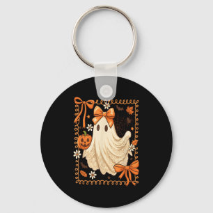 Coquette Lace Ghost Boo In Boojee Halloween Soky S Keychain