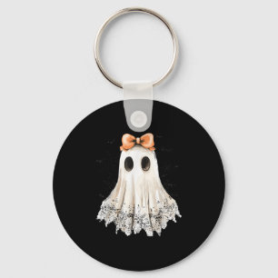 Coquette Lace Ghost Boo In Boojee Halloween Soky S Keychain