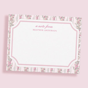 Coquette Love Shack Theme Personalized Stationery Card
