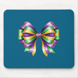 Coquette Mardi Gras Shirt - Fat Tuesday New Orlean Mouse Pad