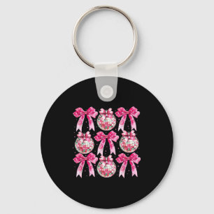 Coquette New Year 2026, Retro New Years, Disco Bal Keychain
