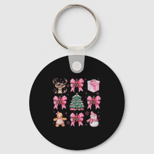 Coquette Nk Christmas Tree Santa Gingerbread Xmas Keychain