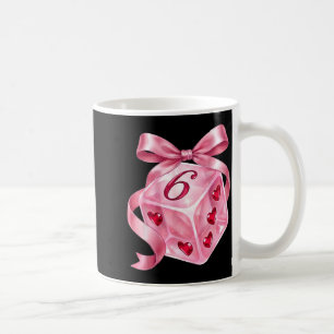 Coquette Nk Dice Bow Hearts 6 7 Preppy Valentine Y Coffee Mug