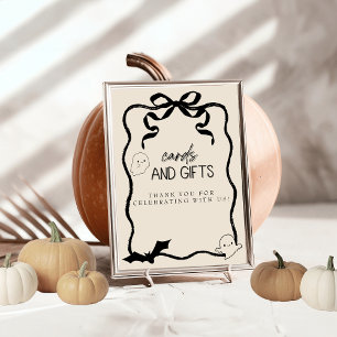 Coquette Noir noeud Un peu de boo Cartes et Cadeau
