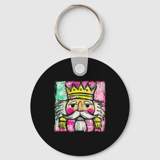 Coquette Nutcracker For Women Girls Kids Dancers C Keychain (Front)