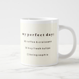Coquette Paris Checklist Custom Name Specialty Mug
