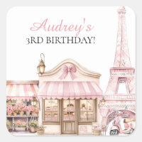 Coquette Paris French Parisian Cafe Birthday